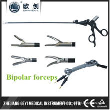 Double Action 5mm Laparoscopic Insulated Bipolar Forceps with Cable